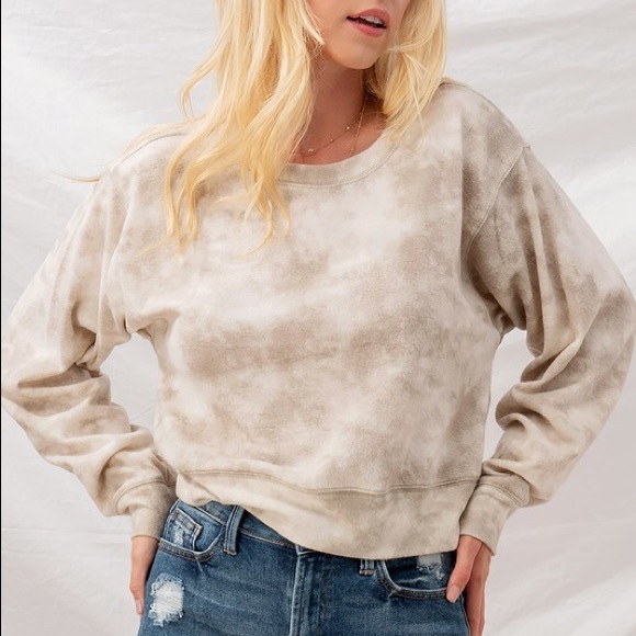 Tie Dye Cozy Pullover Sweater - Picture 5 of 5